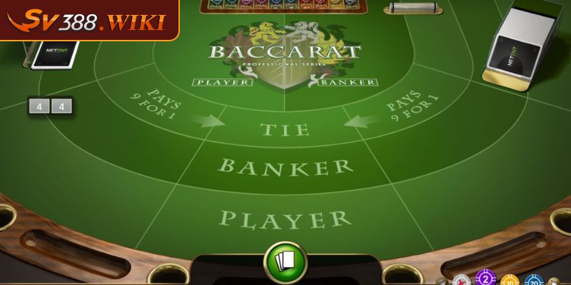 Một số thông tin cơ bản về game Baccarat SV388