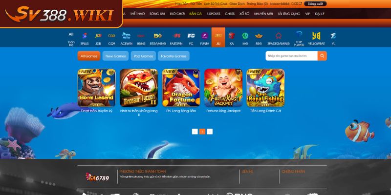 Thông tin về Bắn cá JILI SV388