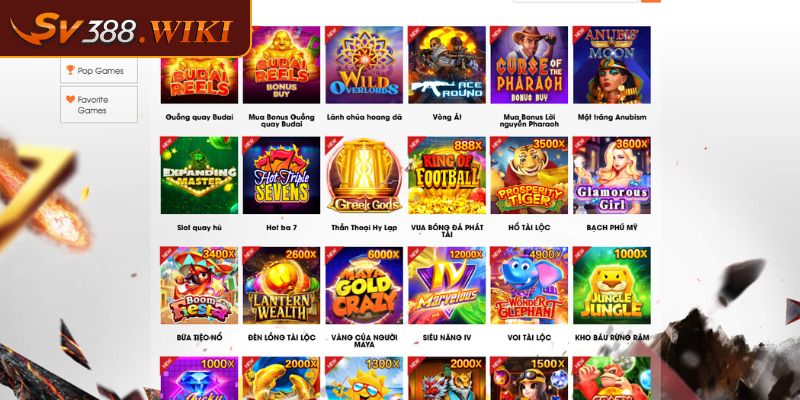 Trải nghiệm đa dạng trò chơi