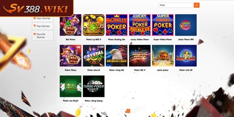 Poker SV388 Học Ngay Quy Tắc Cơ Bản Và Cách Chơi Hiệu Quả 1 Tìm hiểu vài nét về game Poker SV388